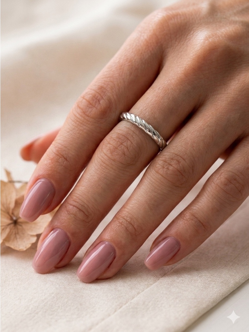 Vintage Antigen Silver Band Eternity Minimalist Infinity Luxe Neutral Coquette - Picture 8 of 8